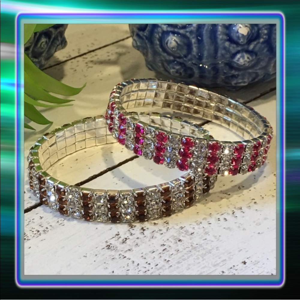 2 Stretchy Bracelets - Picture 1 of 8
